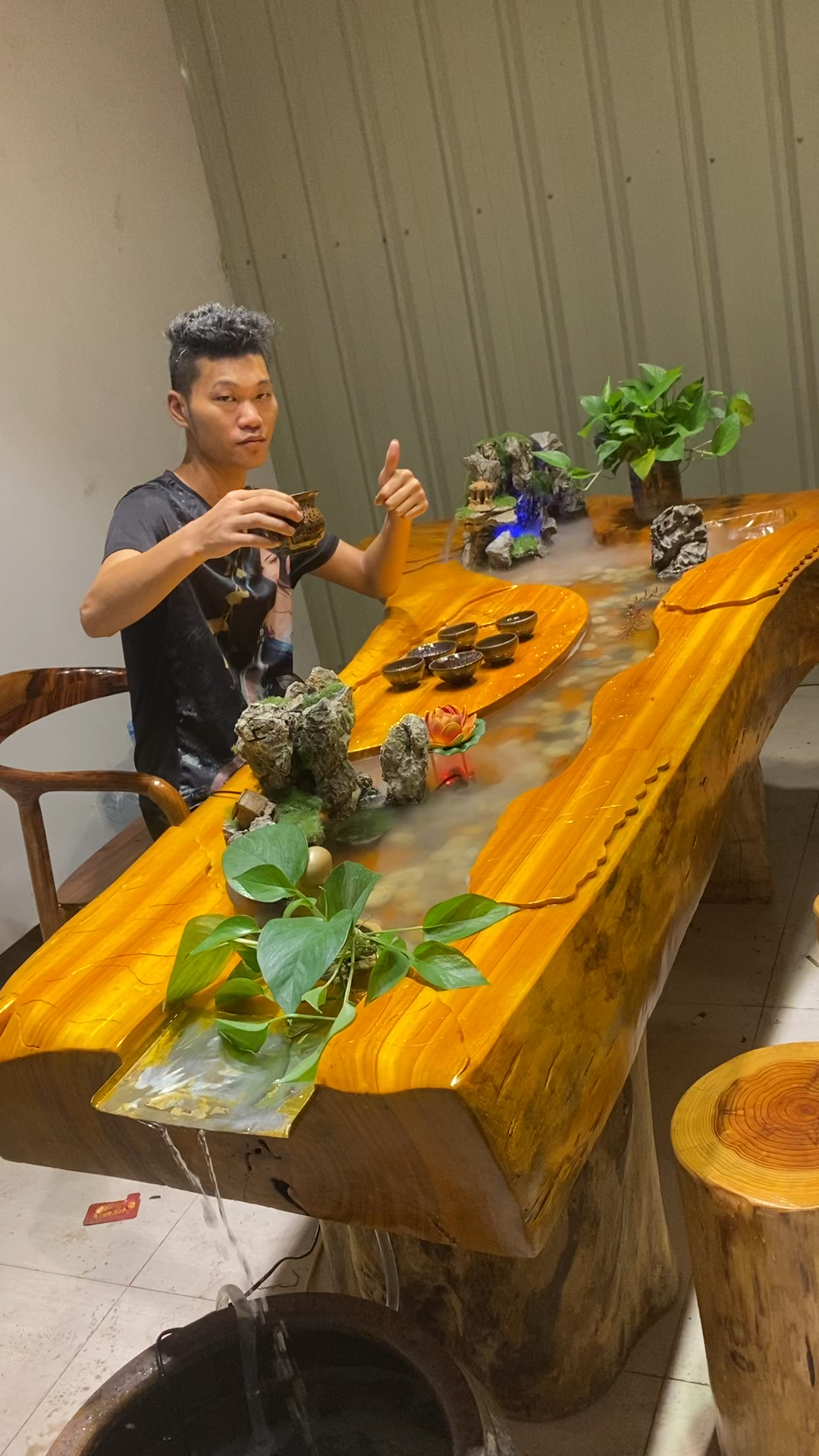 可以养鱼的茶台