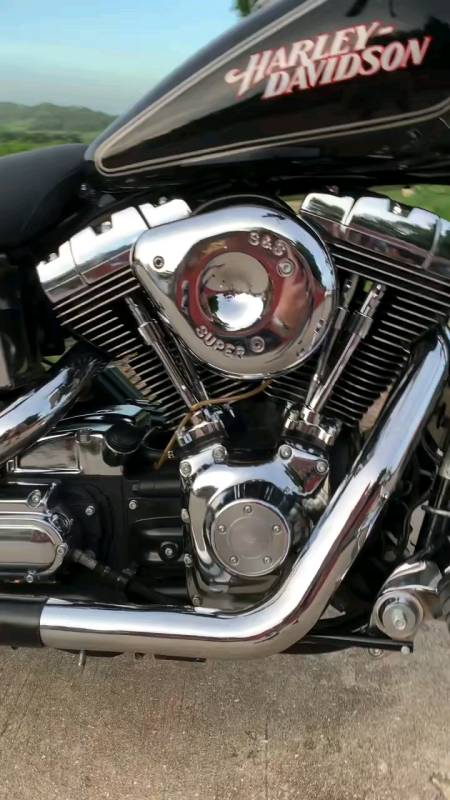2005年美国哈雷黛娜1450排量少有的化油器版马蹄声节奏