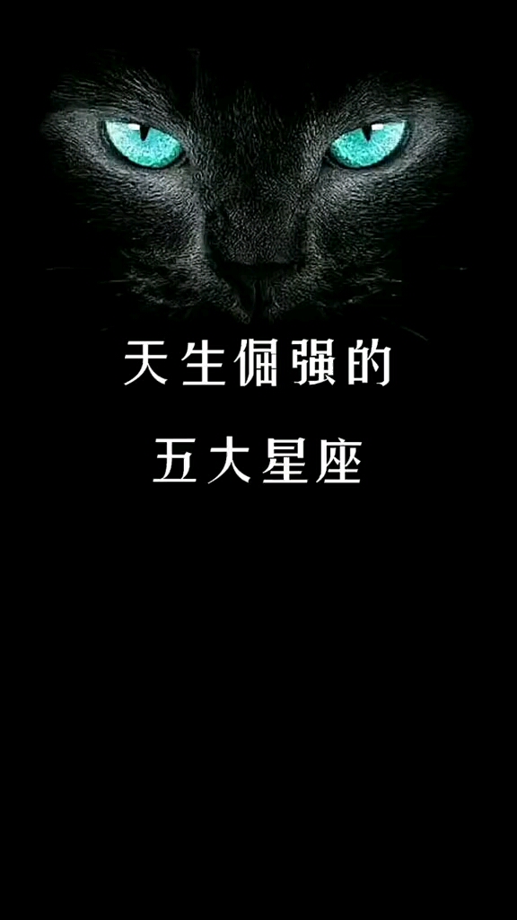 大白星座说#你是倔脾气吗?测试指数超过60%天生倔强!