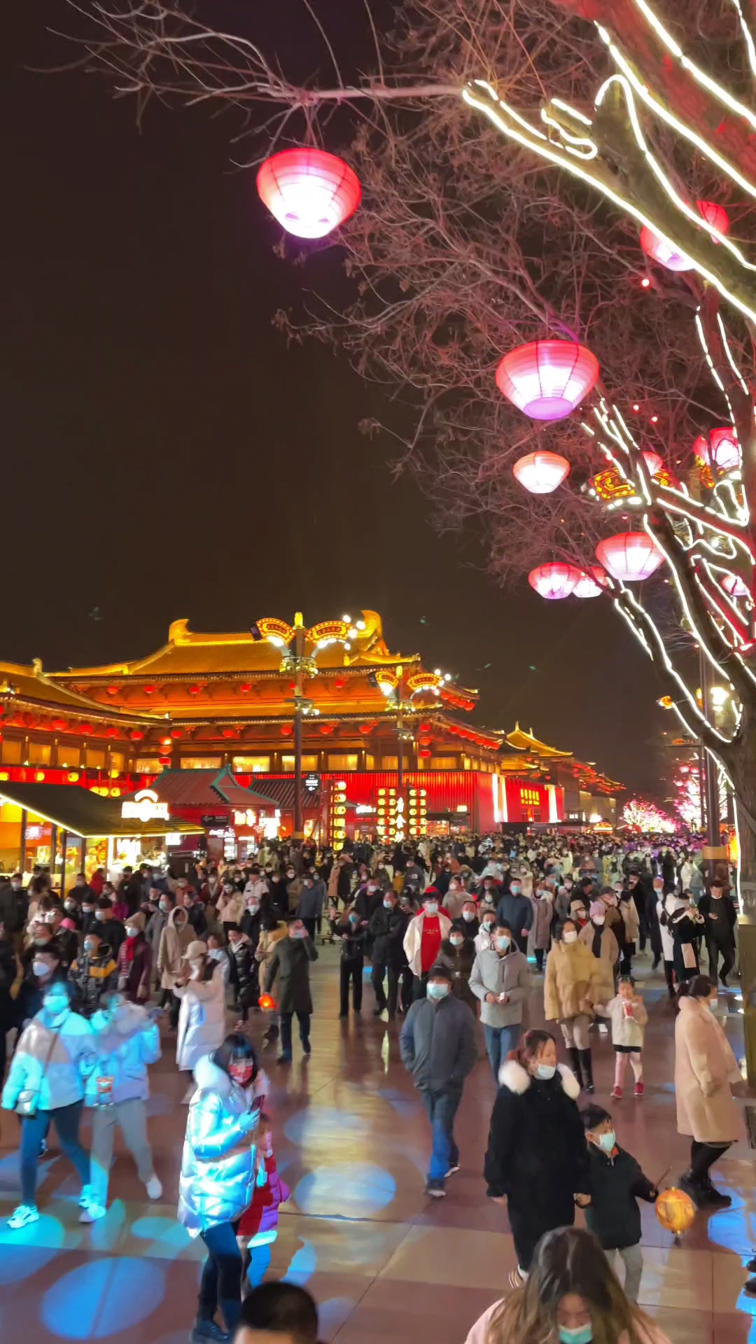 大唐不夜城#看看这热闹非凡的大唐盛景,真的是美不胜收啊