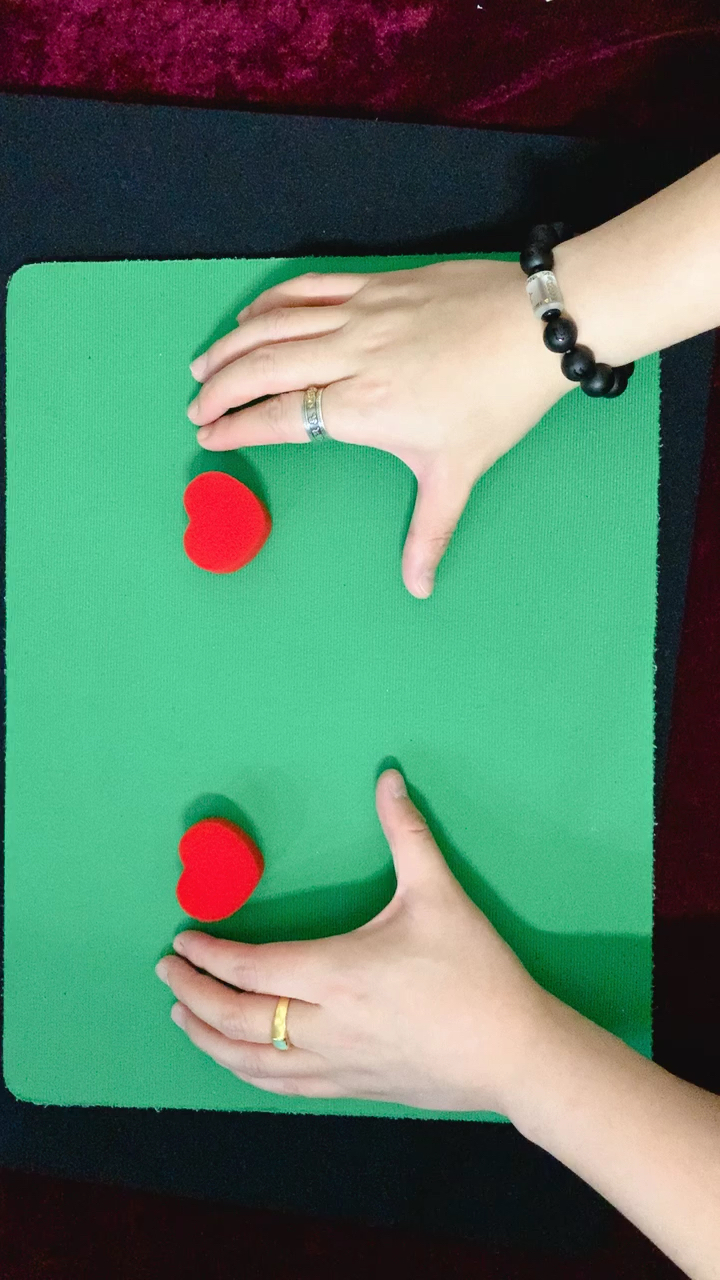 魔术教学爱情表白魔术心心相印教学