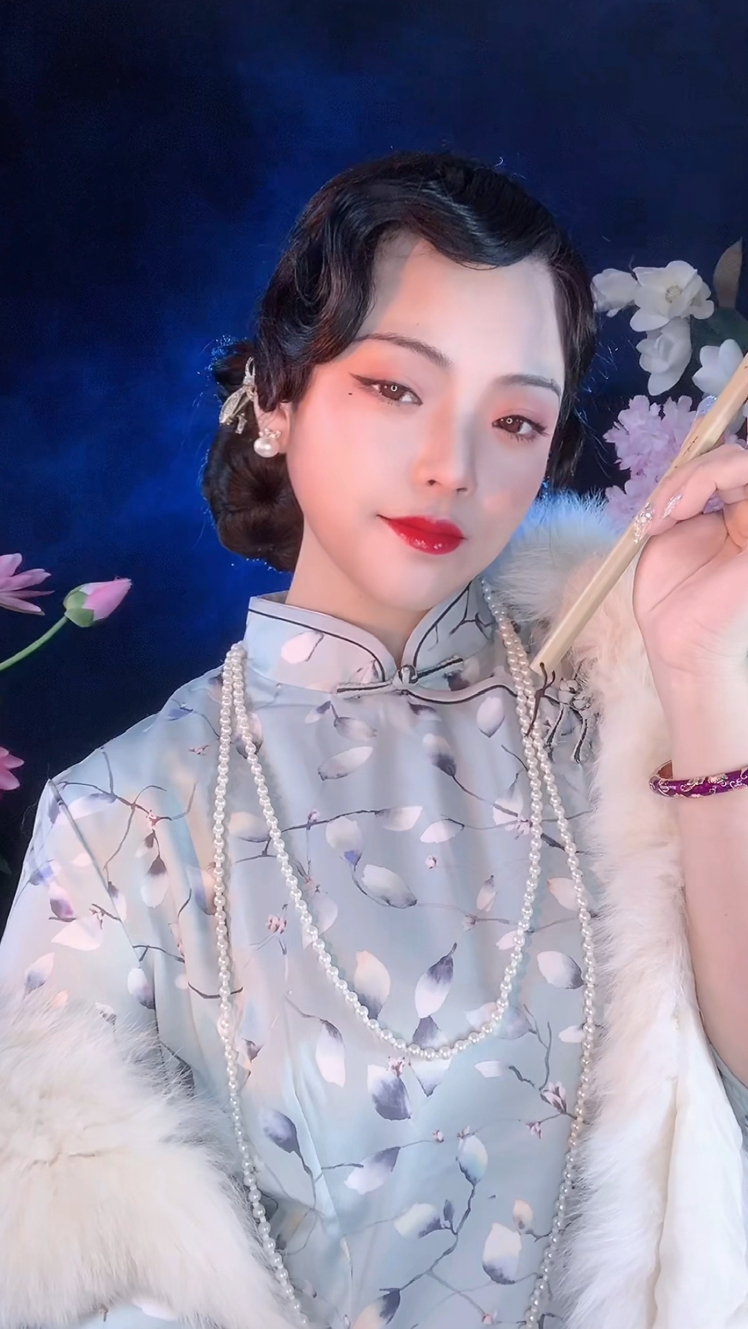 国风#挑战旗袍变装