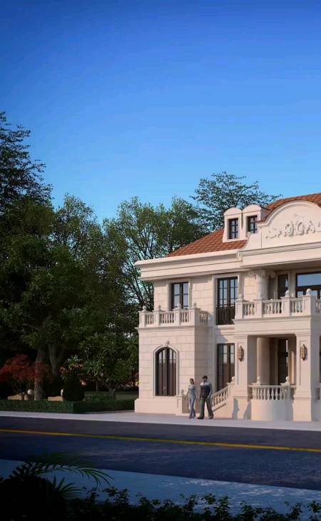 房子对称设计才好看,您们觉得呢?别墅设计农村别墅农村自建房