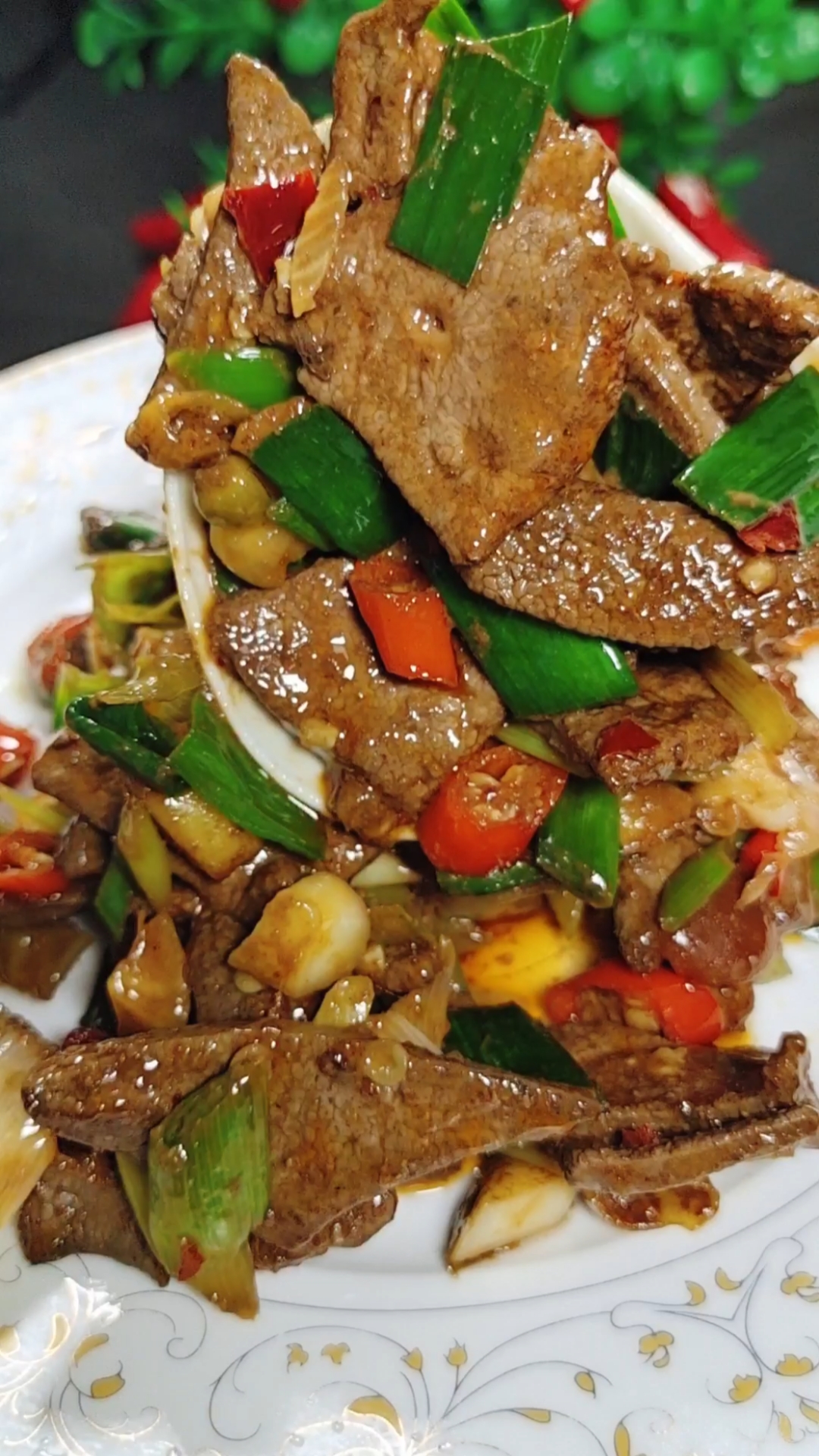 小炒猪肝#爆炒土匪猪肝做法教程!进来学会