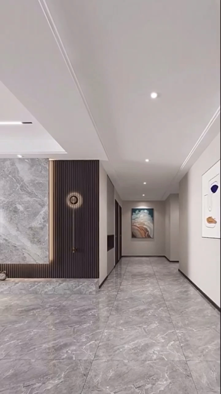 电视背景墙#高级灰悬空背景墙