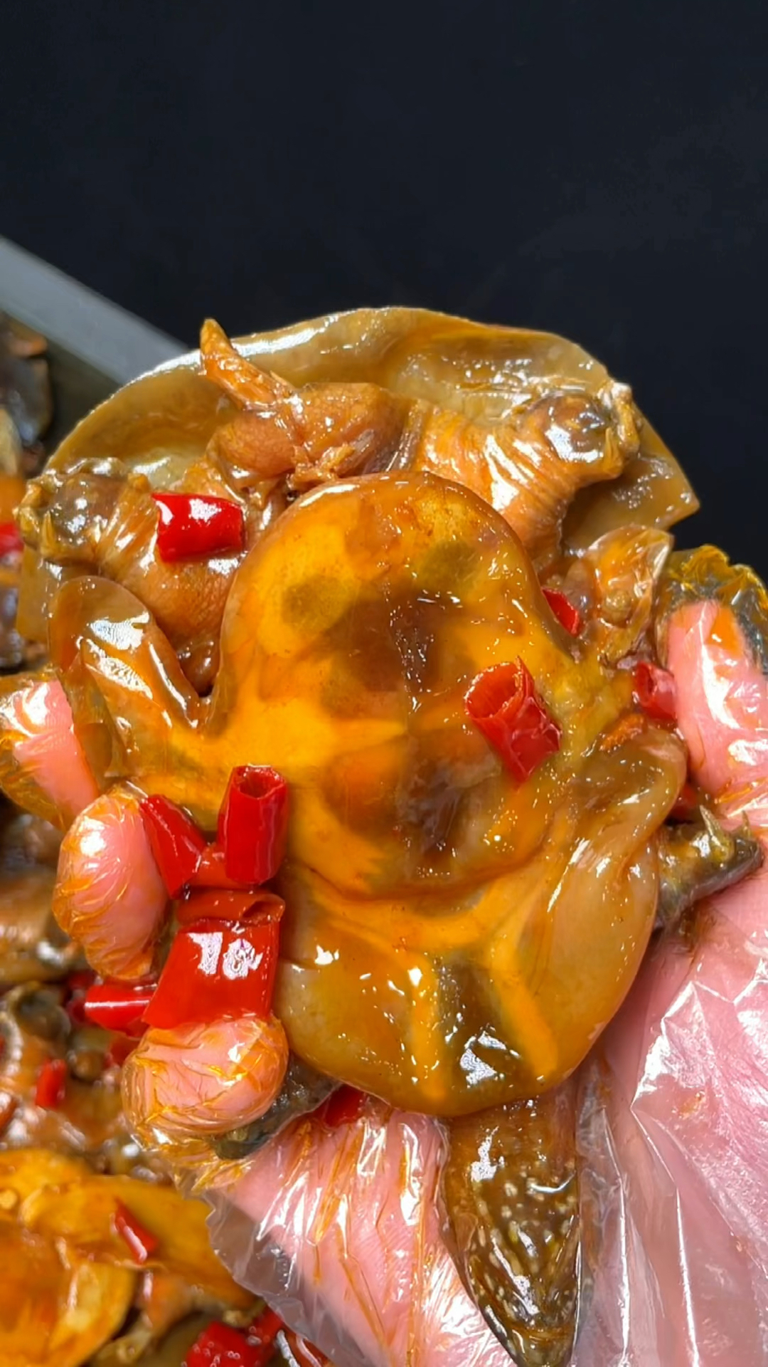 今天教学员的麻辣小甲鱼,麻辣鲜香,口感一绝