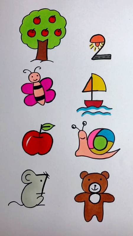 画画原来如此简单#数字变变变