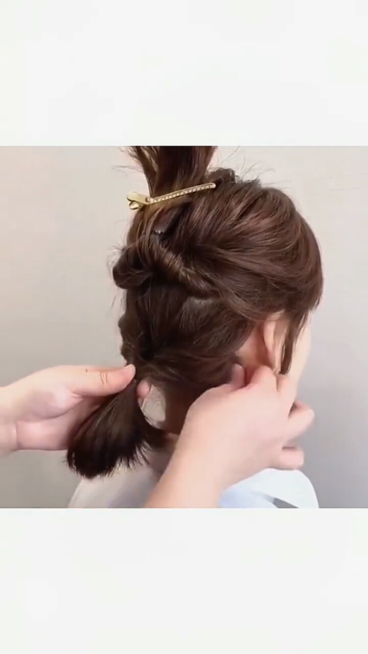 扎发精英#超简单又好看的短发,你学会了吗?-全民小视频