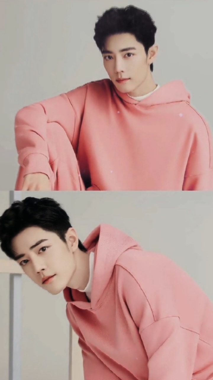 肖战#肖战粉色的战战太可了这孩子真的30了吗