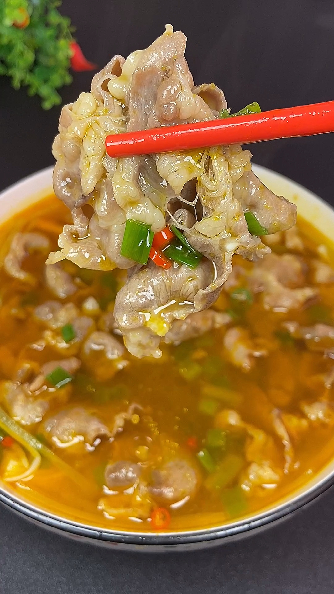 晒晒我的春节美食#酸汤肥牛