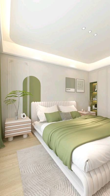 呆不腻的9平方小清新卧室,森系卧室简直太治愈了-度小视