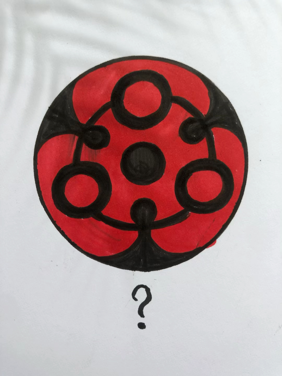 画画原来如此简单教你手绘万花筒写轮眼过程绘制