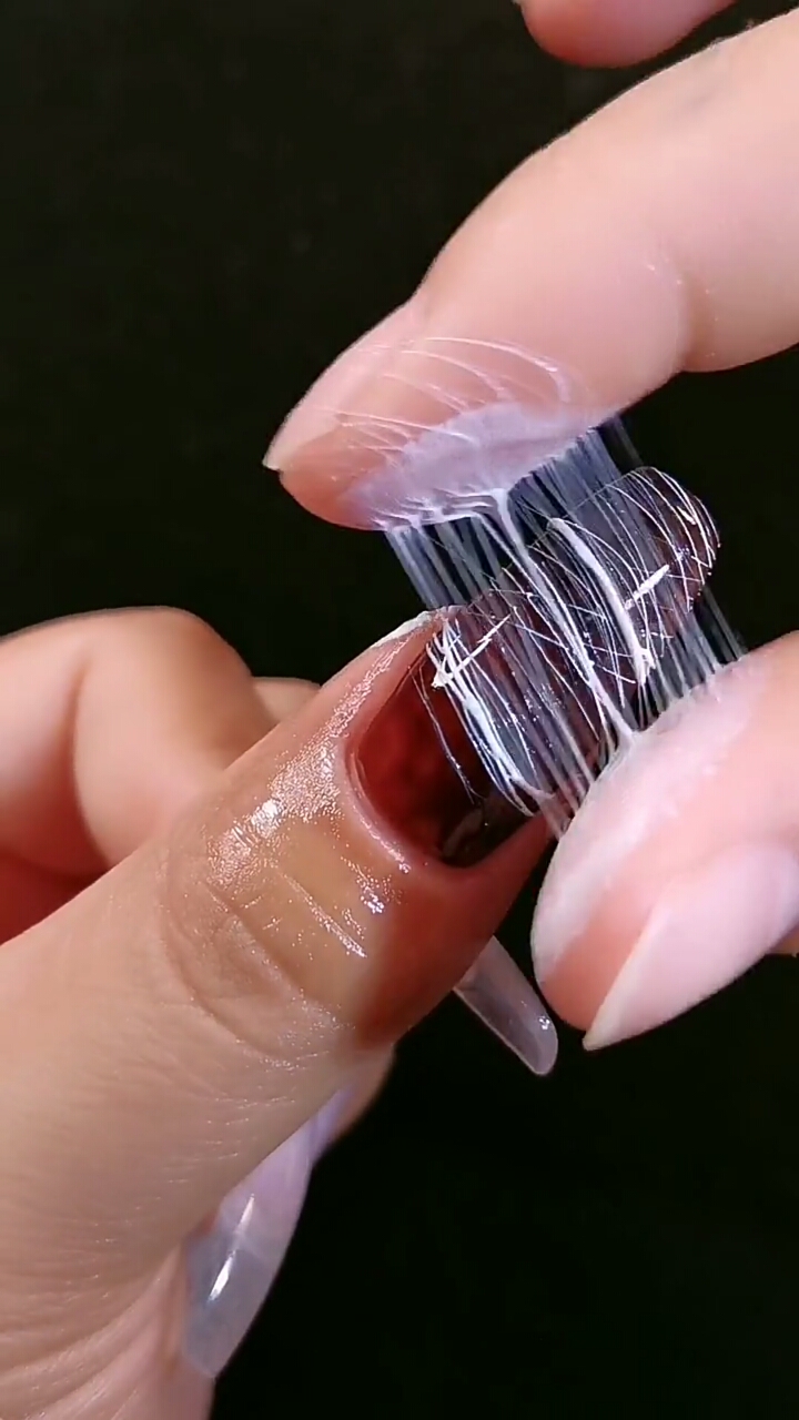 水墨晕染做手指拉丝