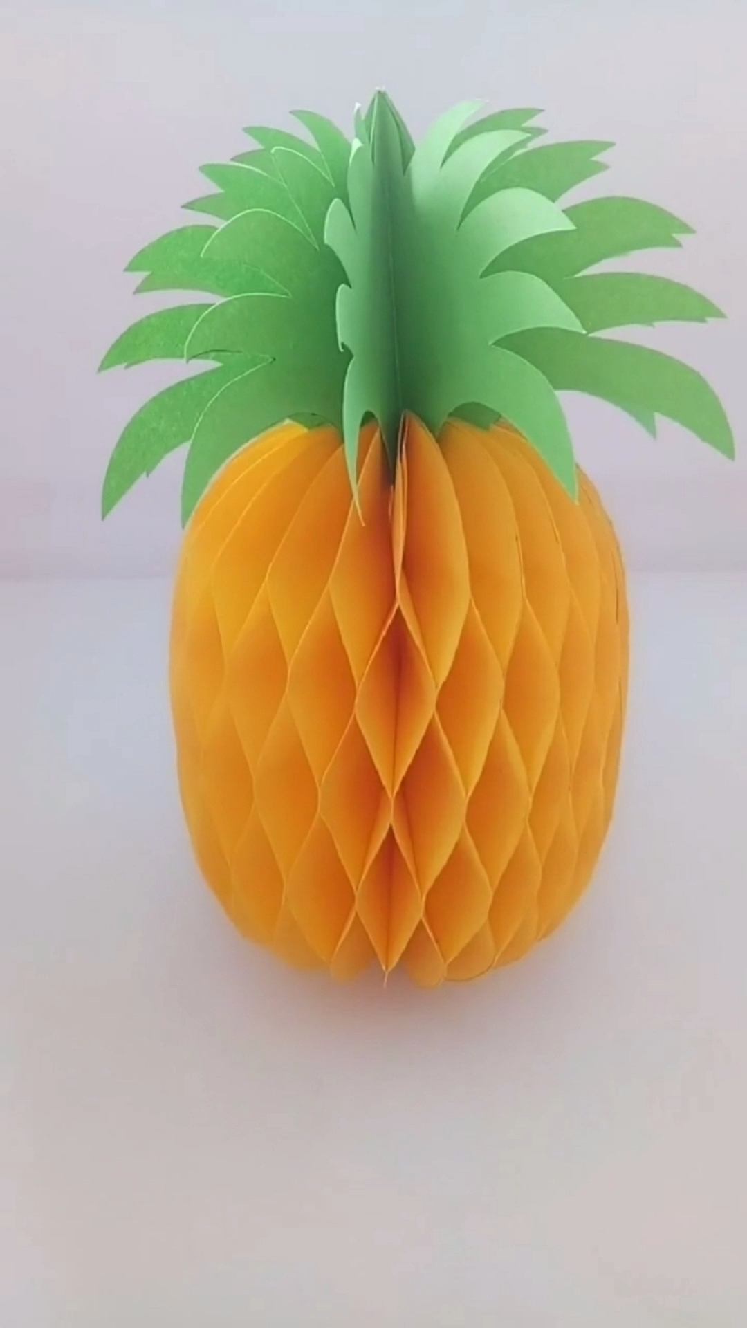 亲子手工#立体菠萝