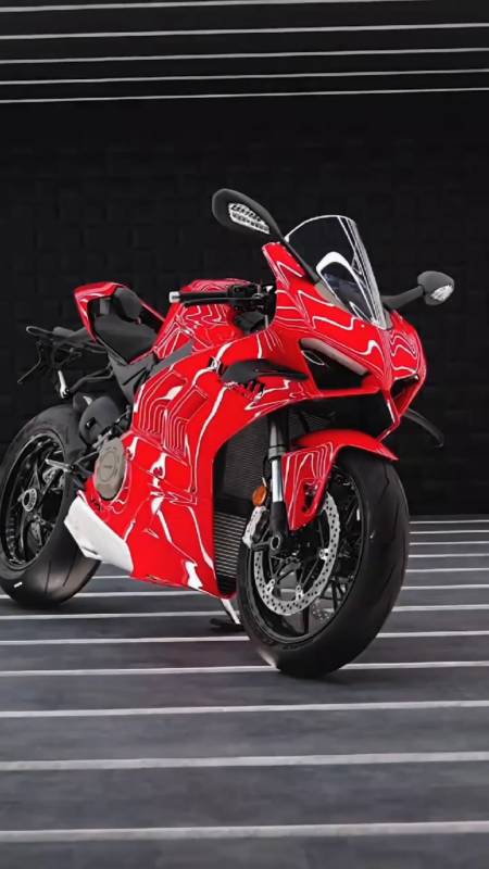 摩托车#新款的杜卡迪panigalev4-度小视