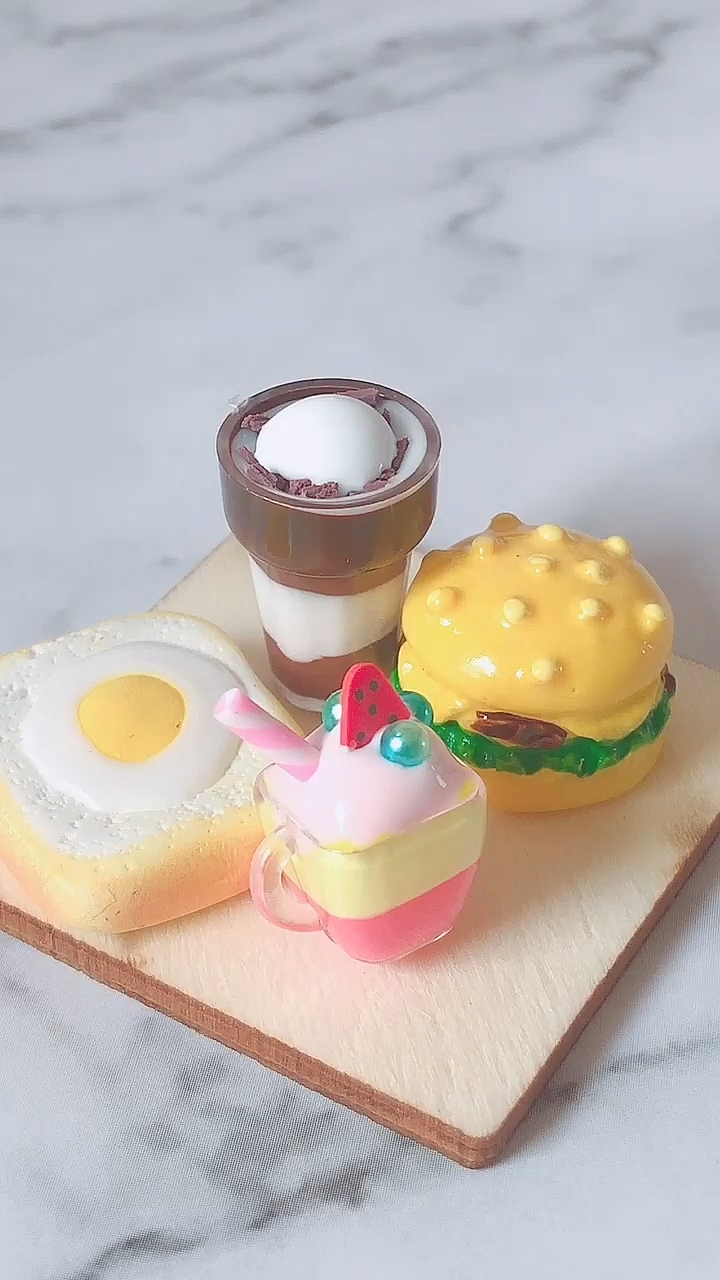 手工制作#比手指还小的"美食"今日份的迷你食玩儿