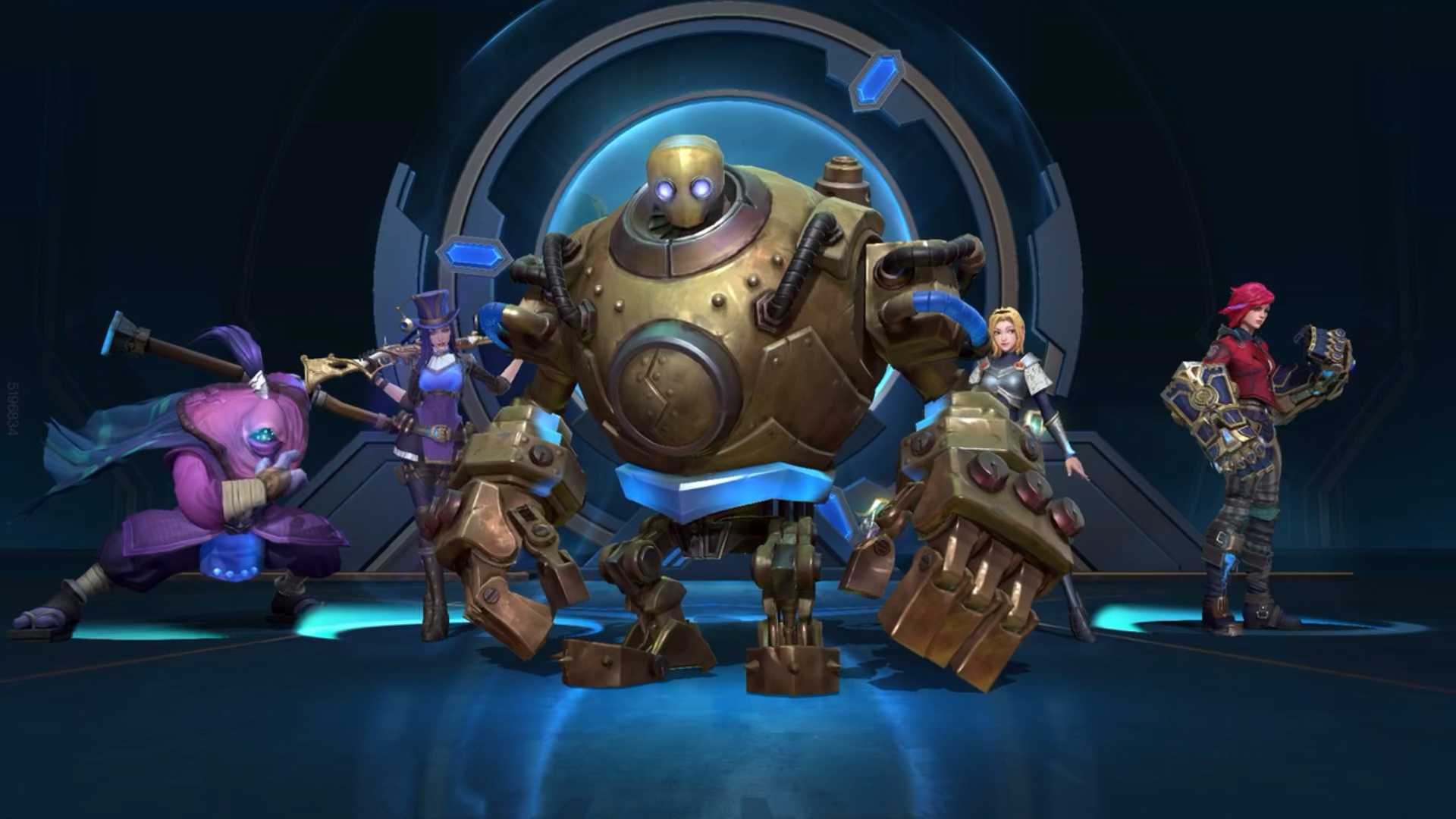 英雄联盟手游#2倍速下的疯狗机器人