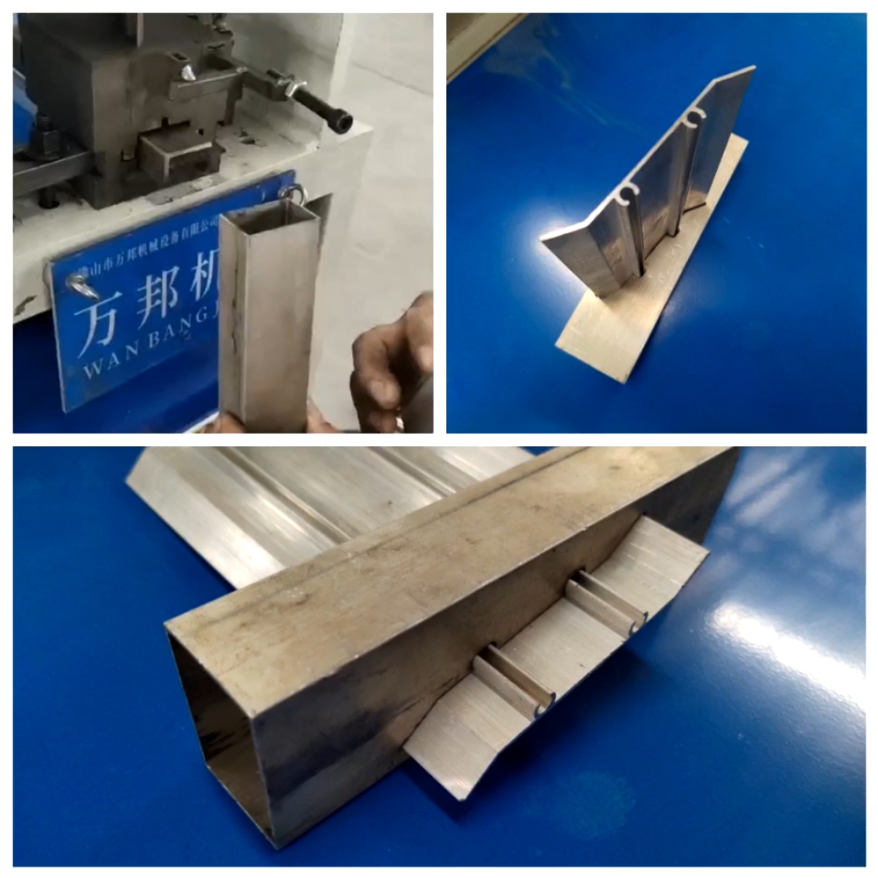 铝合金液压冲孔机,方管冲百叶孔