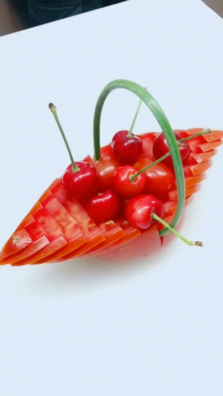 五星级酒店西红柿切法