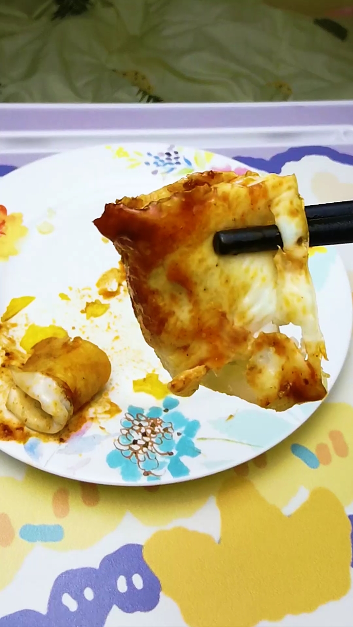 深夜放毒#get一个蛋包肠新做法,味道真是绝了