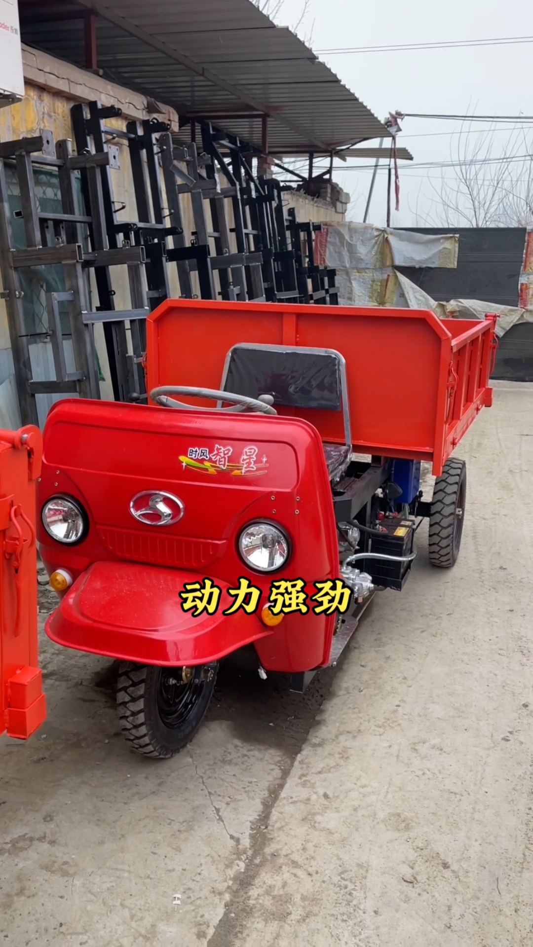 盛秋柴油自卸三轮车#12马力柴油自卸三轮车