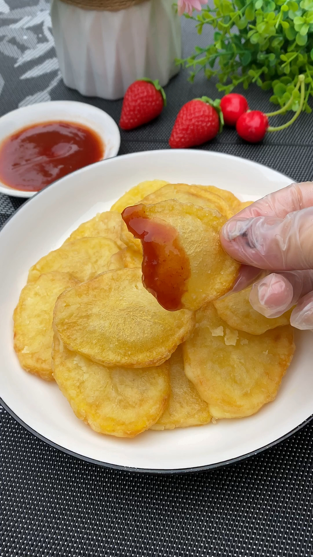 光盘行动#最近很火的气泡土豆片,没想到做法这么简单,这真的是太棒了