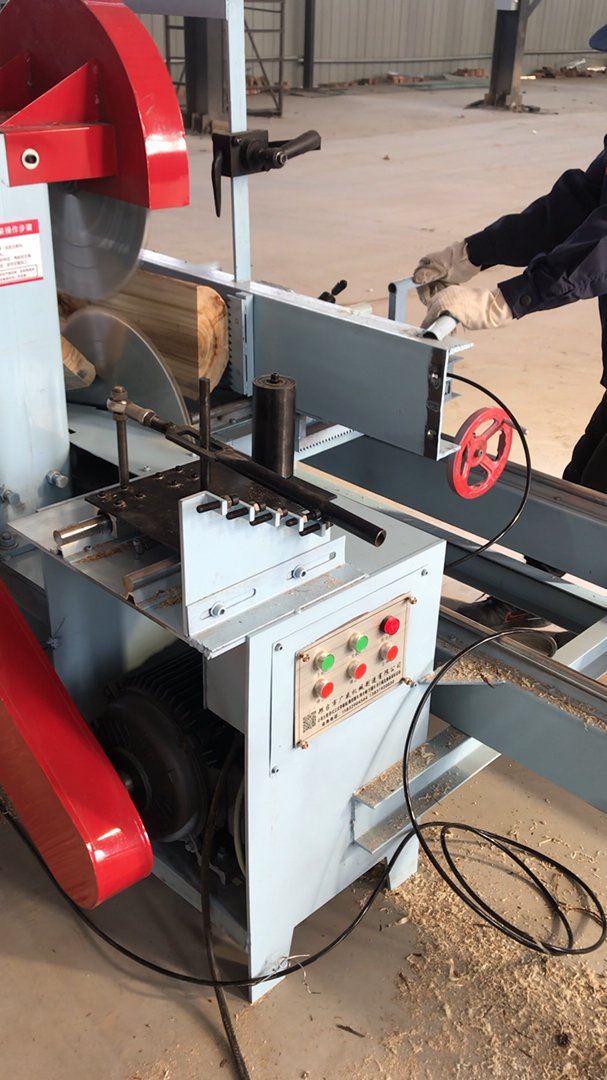 木工机械#木工机械推台锯圆盘锯带锯机试机视频