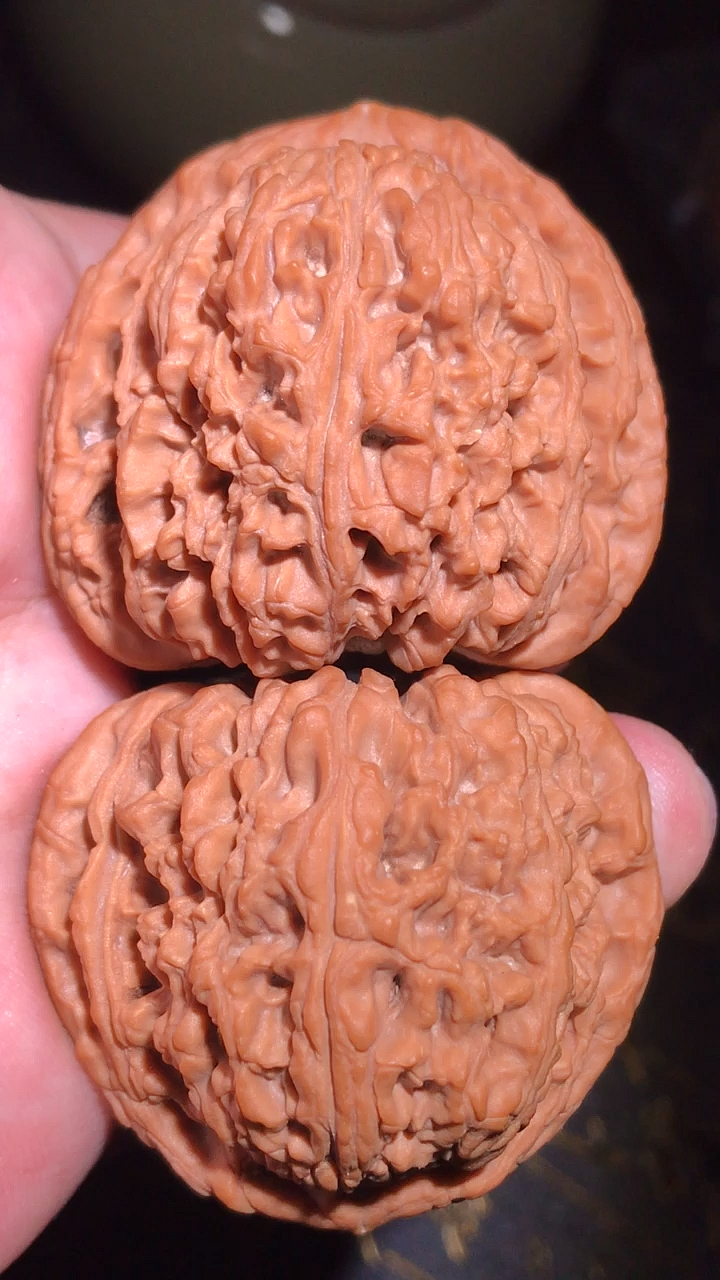 文玩核桃#老树南疆石,主筋正蚂蚁纹