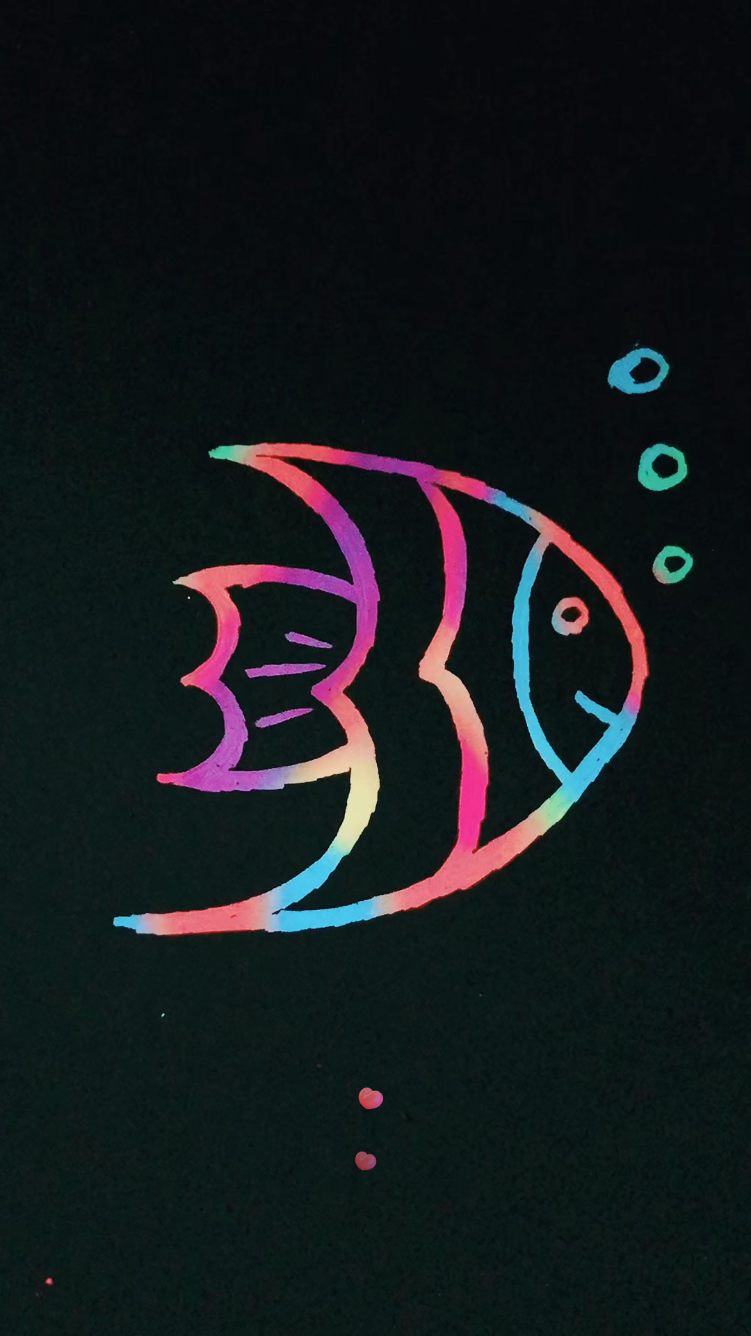 画画原来如此简单用数字3画鱼看看图中一共用了几个3