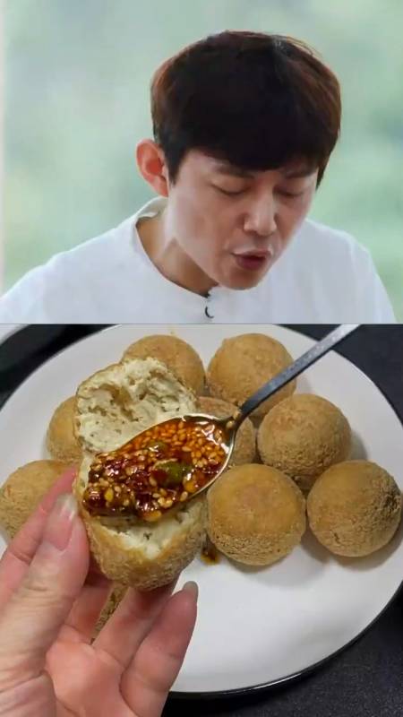 跟黄磊学做炸豆腐太好吃了