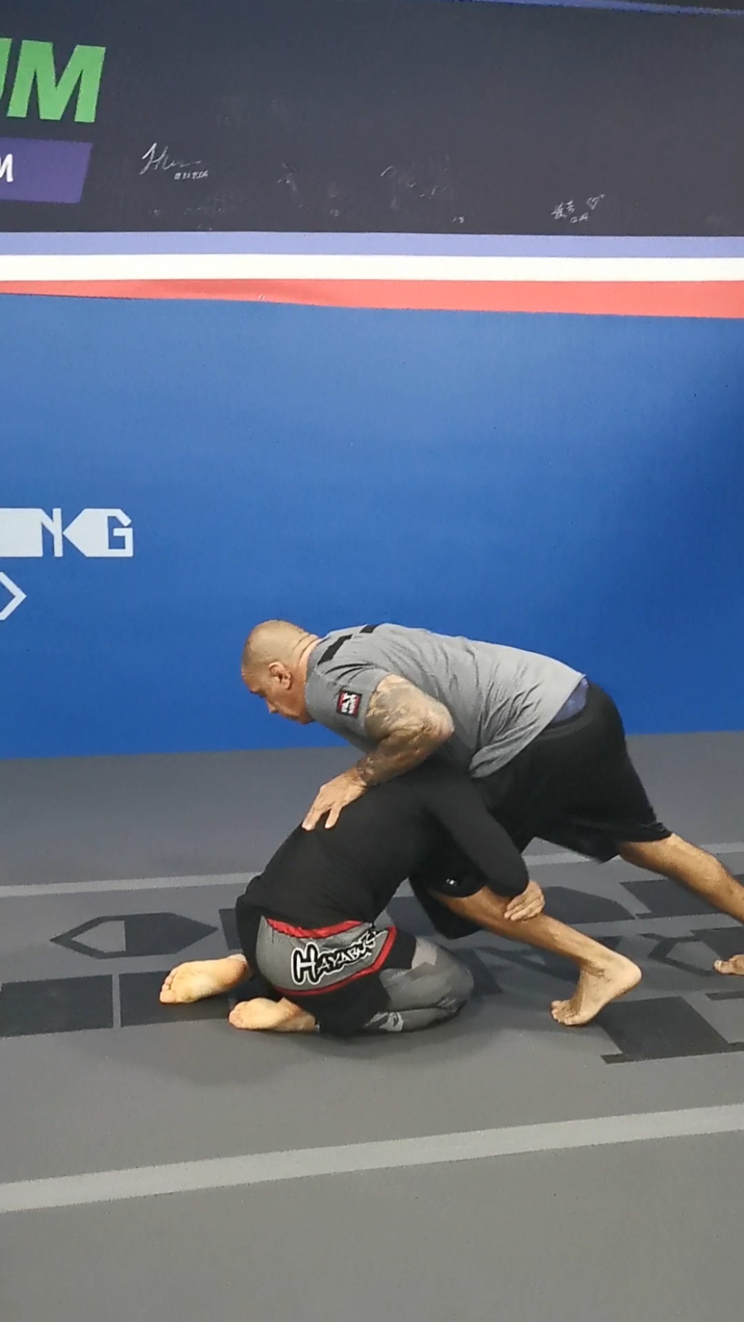 巴西柔术#抱腿防守及肩甲固