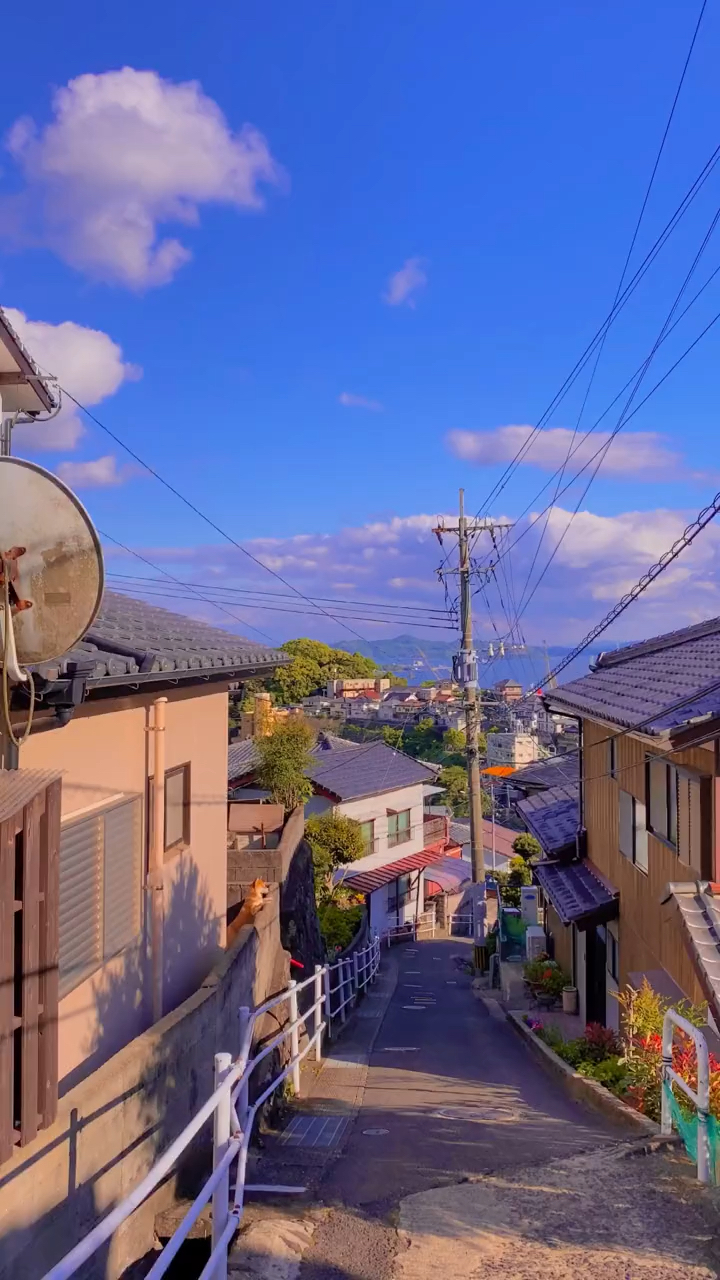 日本长崎农村田舍美景