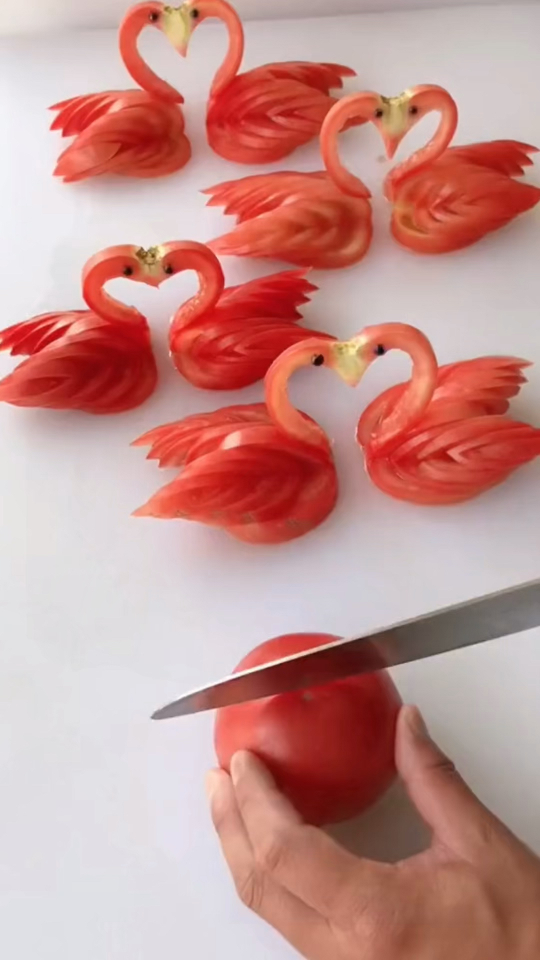 厨艺教程#西红柿天鹅