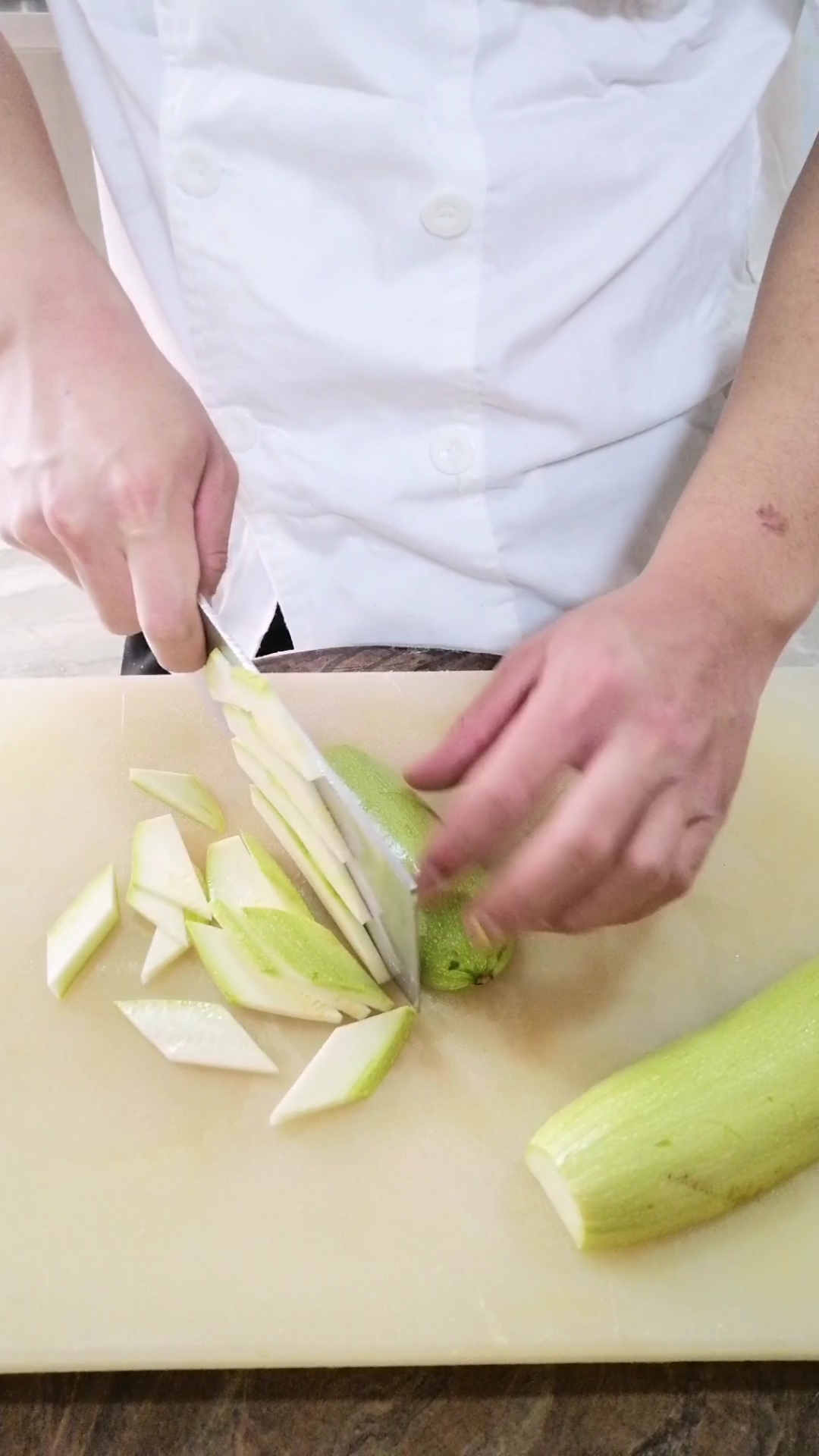 美食#快速切西葫芦