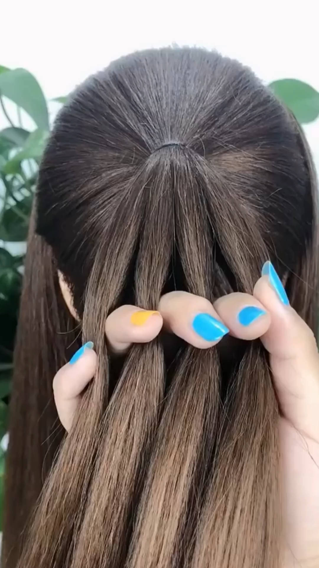 日常编发#今天来教大家编四股辫,简简单单扎出美丽的辫子,你学会谅痧