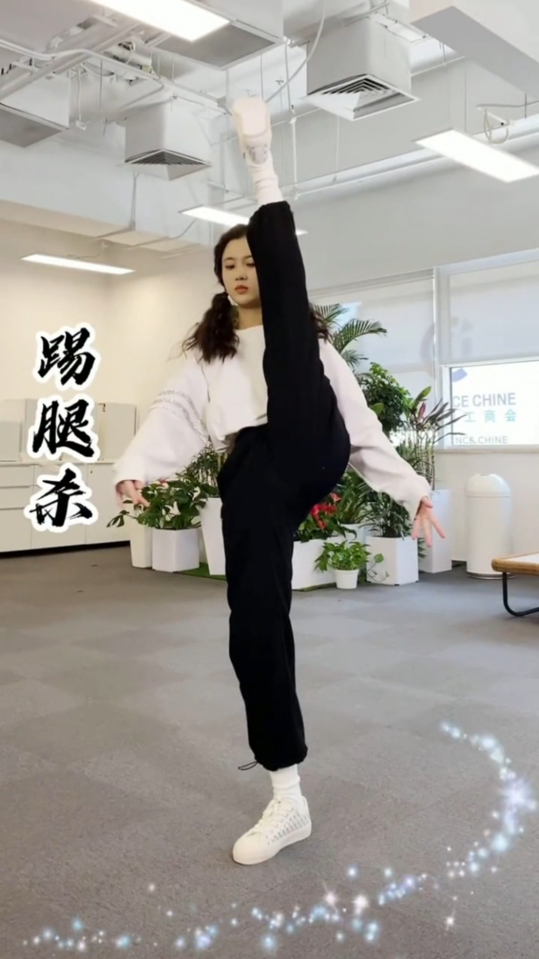 张慧雯展示各种姿势的一字马,厉害了-度小视