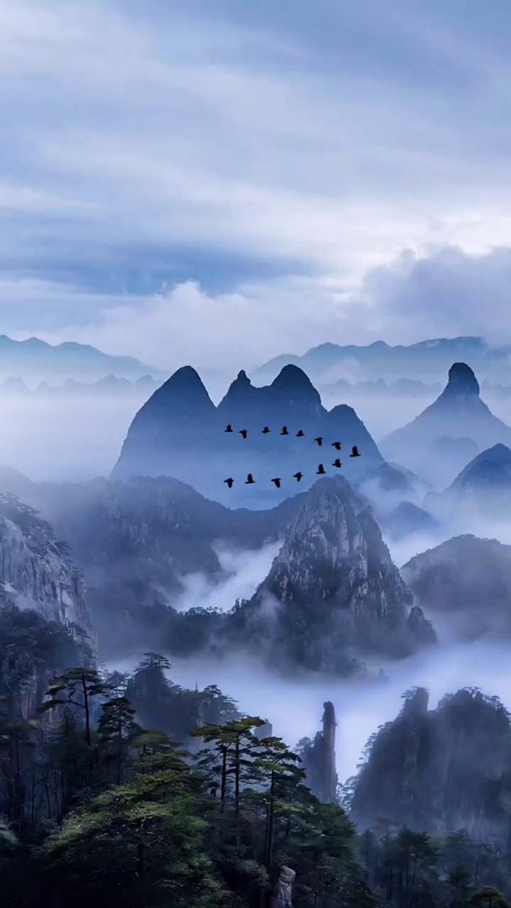 亲近大自然#早晨看到这样的风景,会让人心旷神怡,来到这个景点,不枉