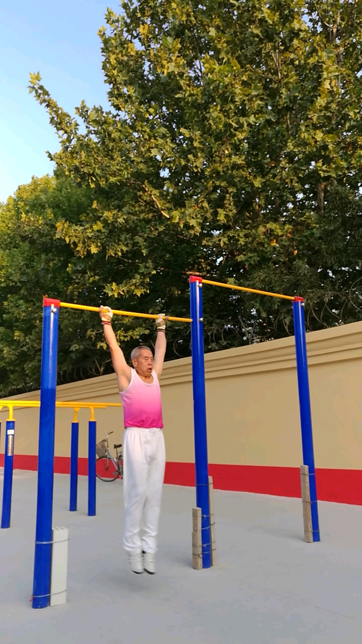 通州体育场#老头身体真棒