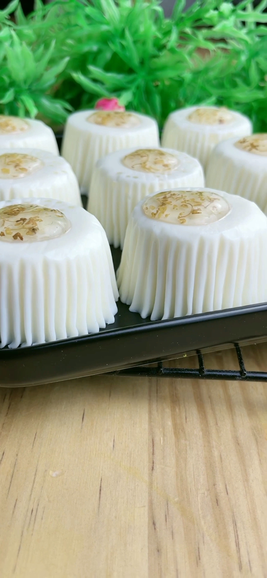 桂花椰汁西米糕的做法