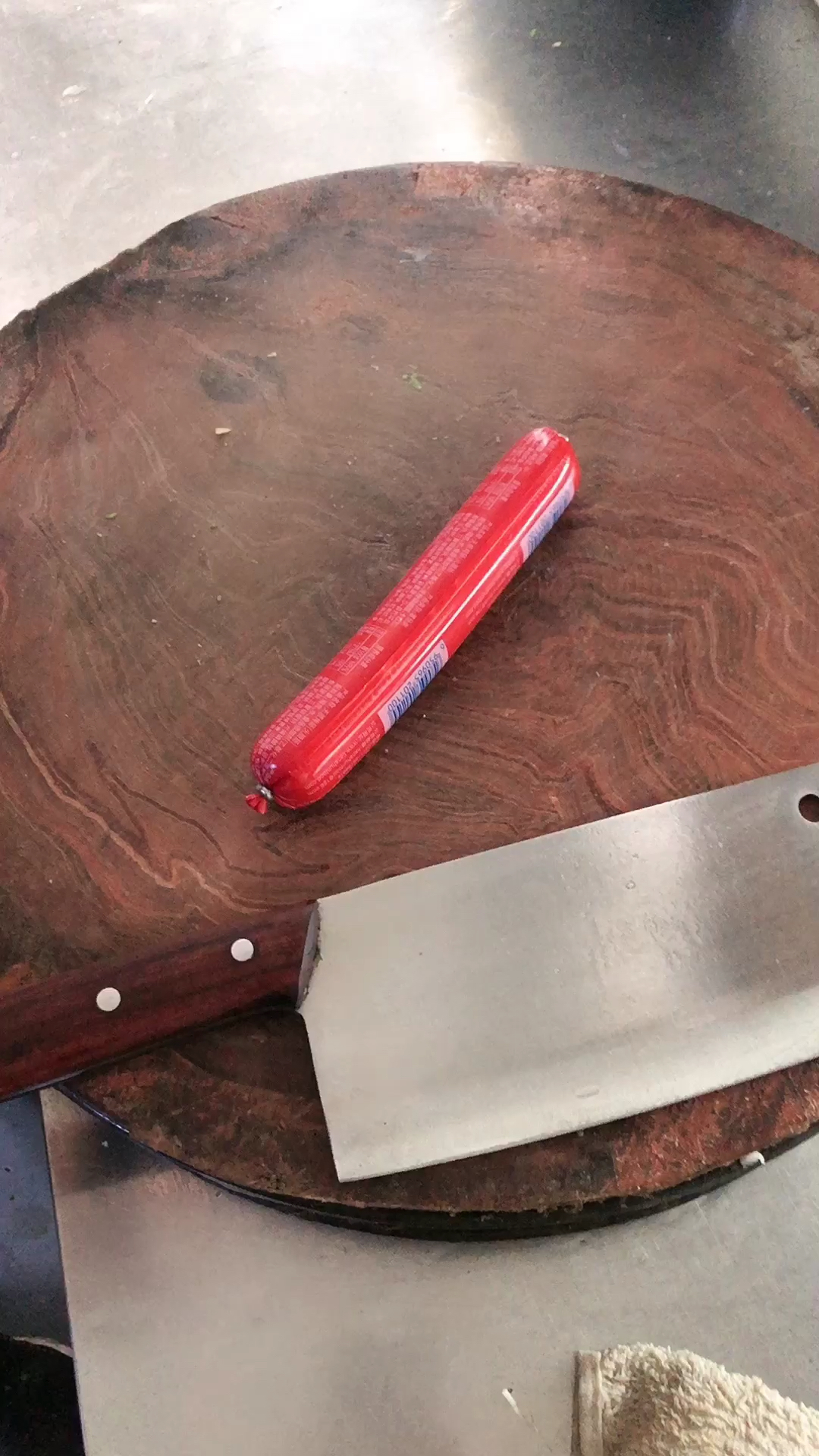 火腿肠快速去皮