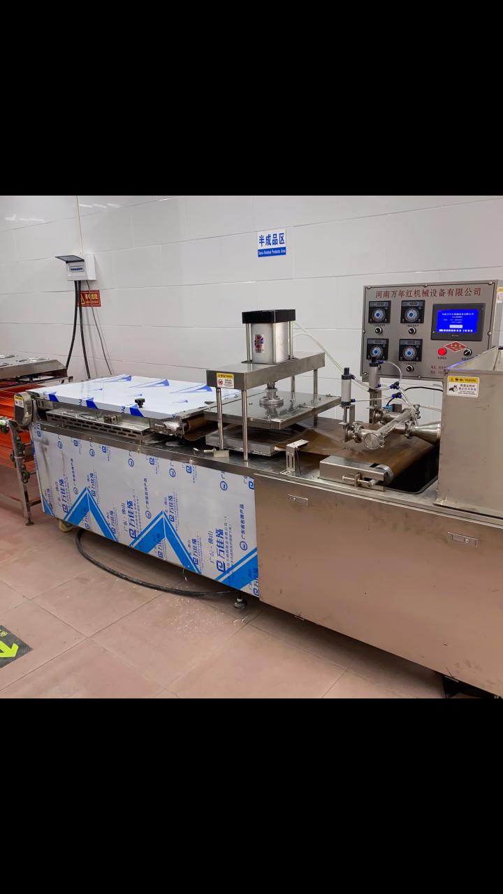 全自动春饼机,圆形春饼机一键成型,自动化春饼机大全