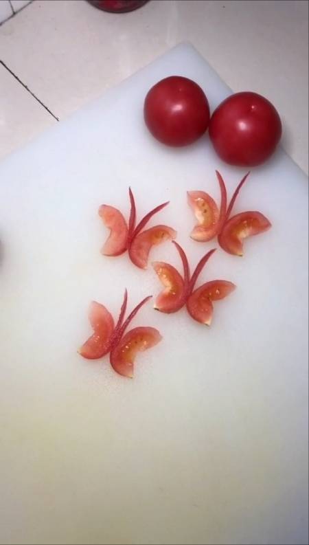 全民最牛手艺人#西红柿切蝴蝶,有很多事你都不知,所以要努力去学习