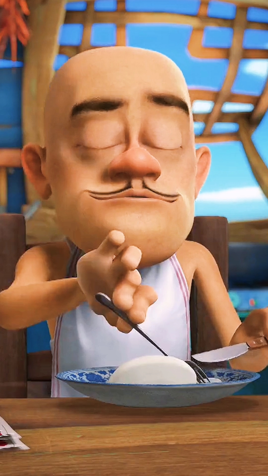 光头强的馒头我也买了一个,味道好极了