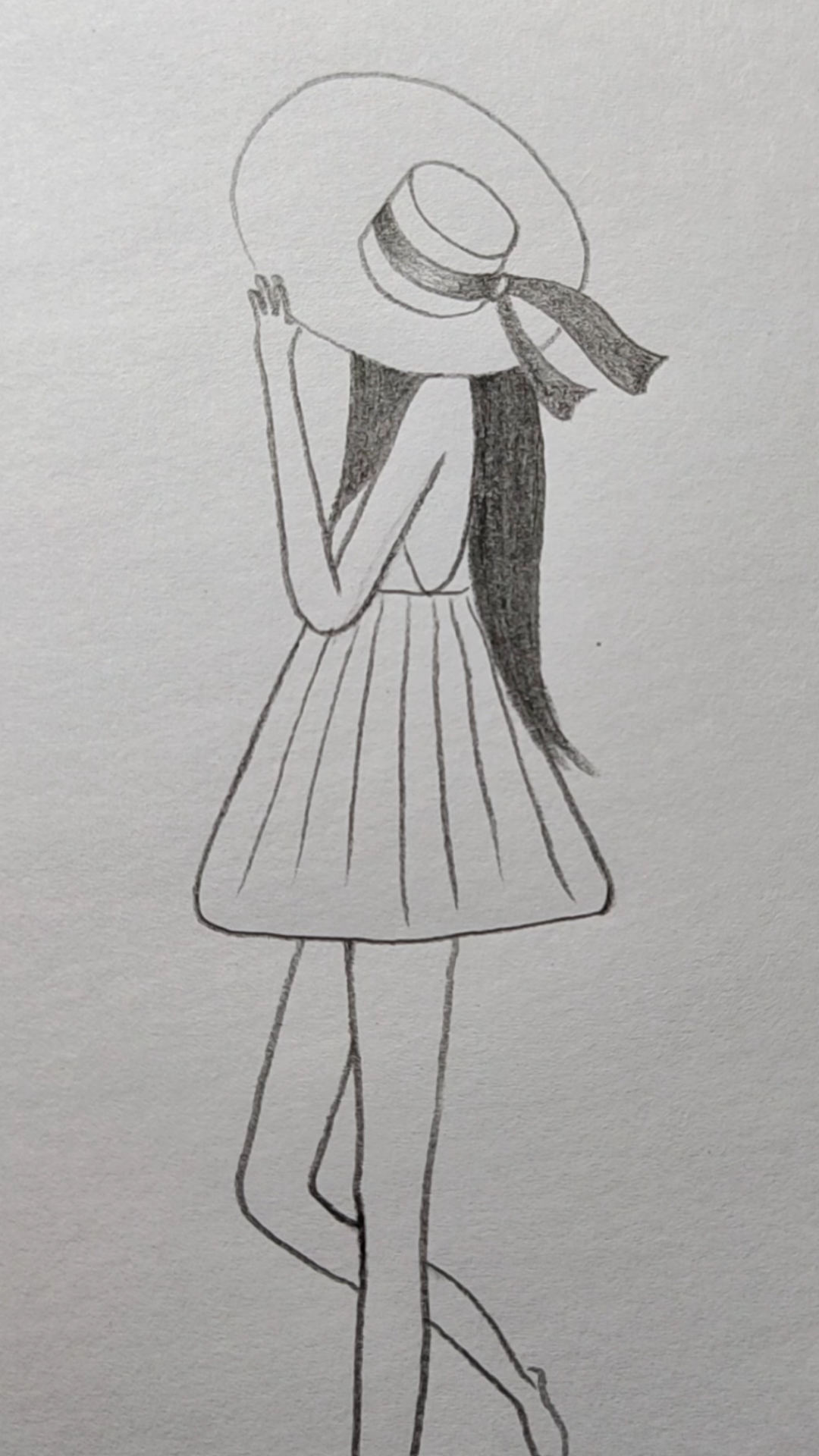 画画原来如此简单#戴帽子的小姐姐(2)