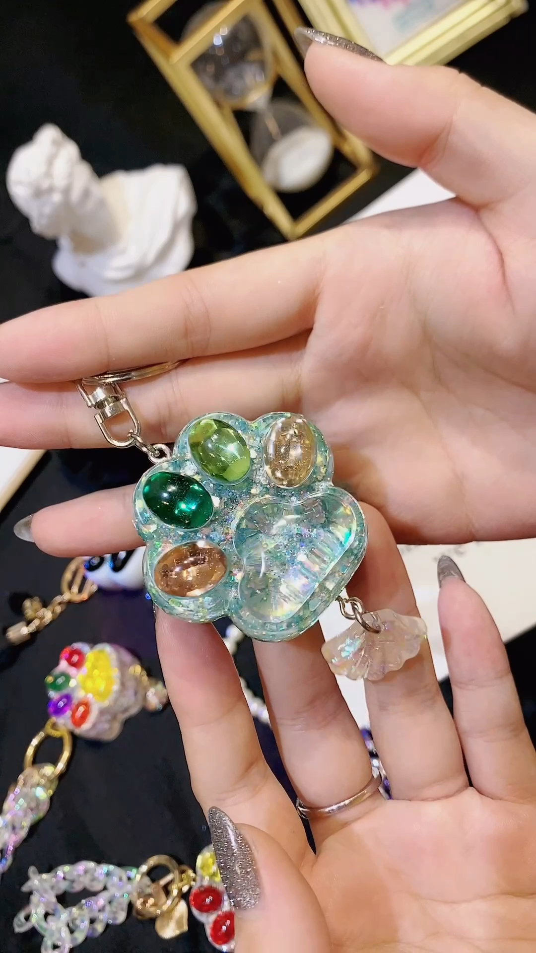 滴胶手工制作#沉浸式体验猫爪爪