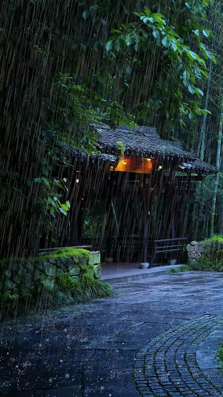 美景分享听雨是一种宣泄看雨是一种解压原来是这山林