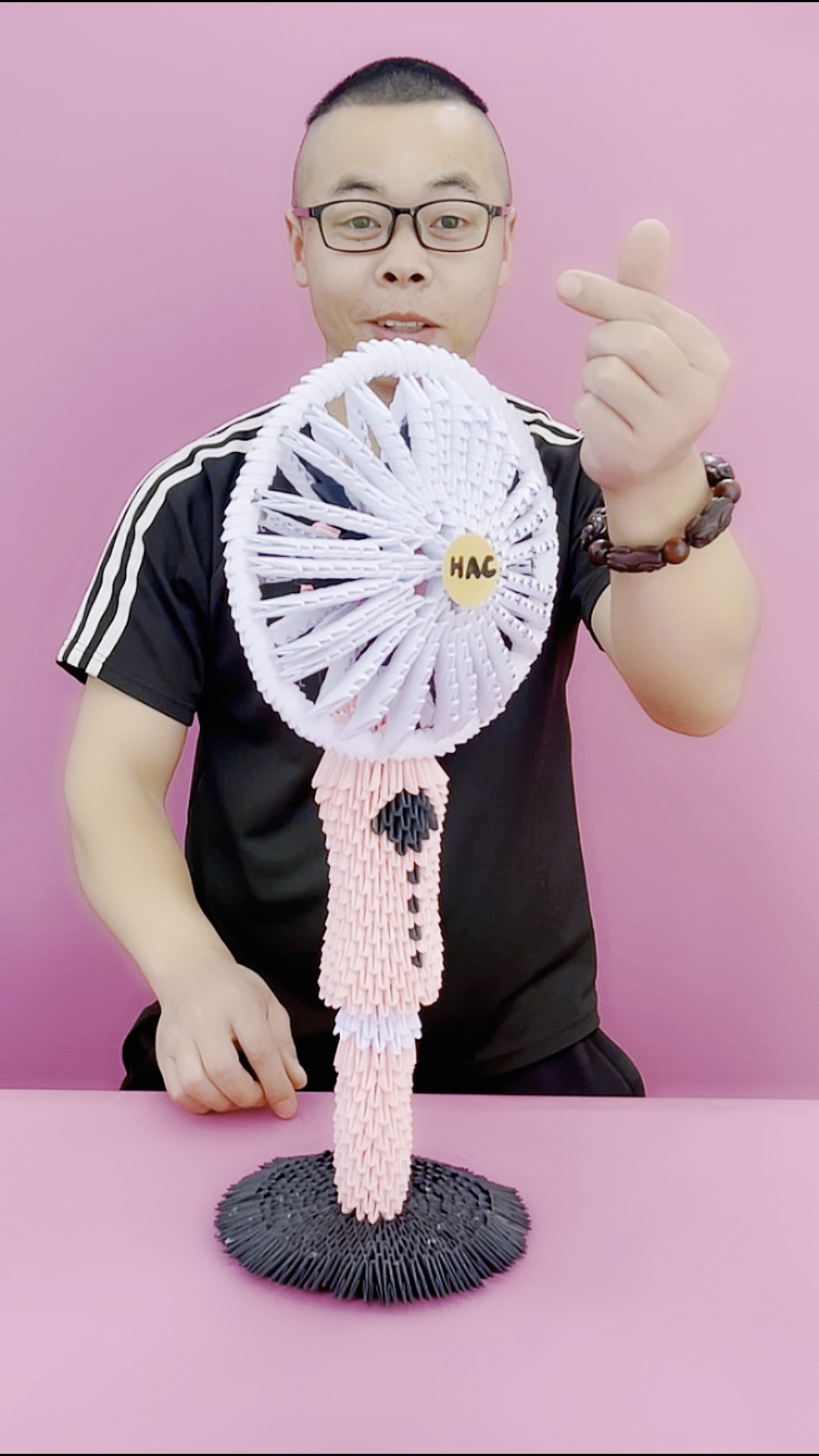 音为有你#用纸折叠的电风扇完工了,像吗?-度小视