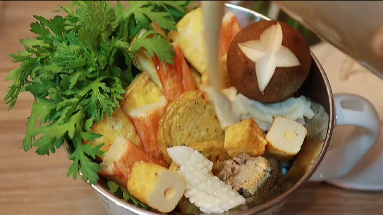 家乡特色美食#日式豆乳锅