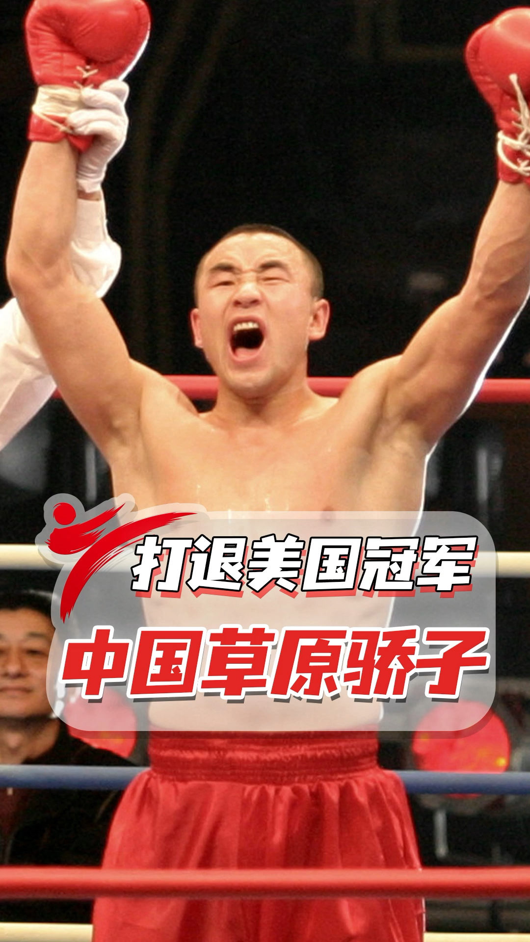 散打王干翻美国冠军美国拳王散打王宝力高可以在世界最高水平擂台立足