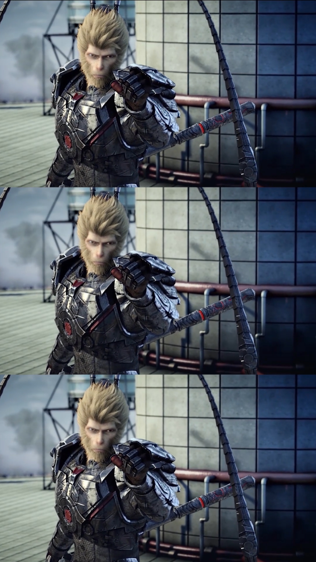 动漫#你们最爱的猴哥穿上帅气的铠甲,守护着他的世界!